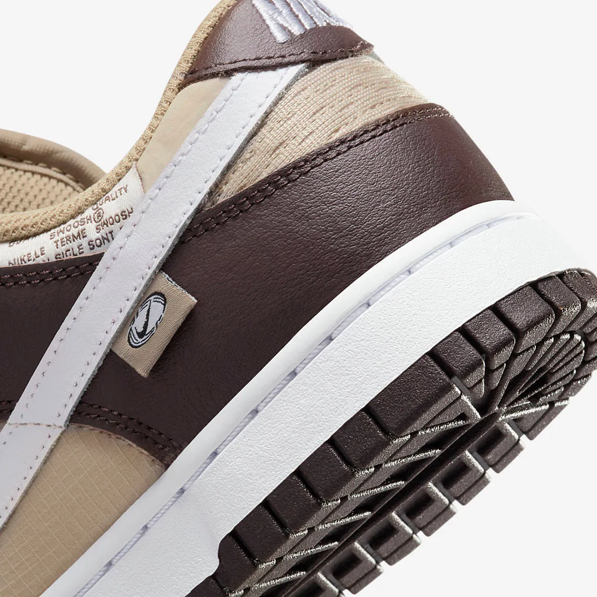 Nike SB Dunk Low Brown Basalt White Metallic Gold DX6060-111