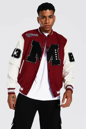 Official M Varsity Bomber