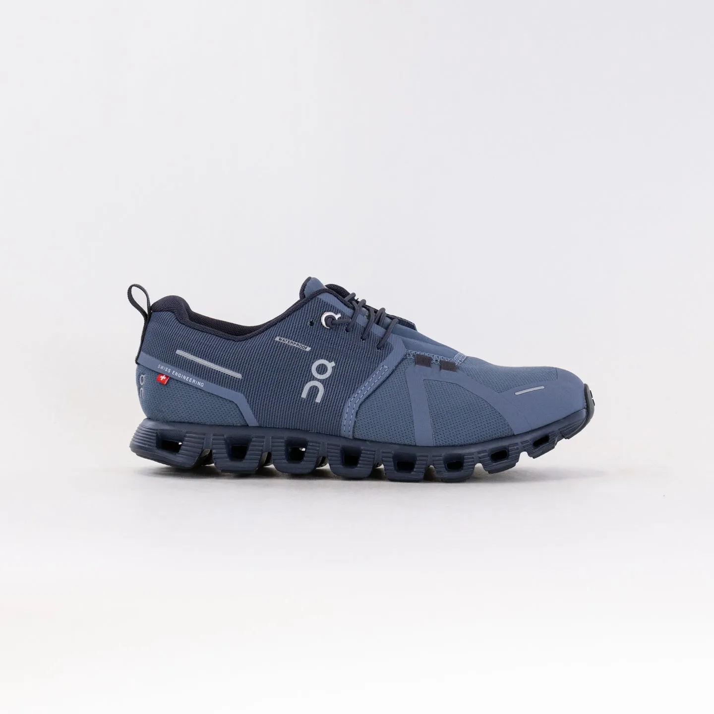 On Cloud 5 Waterproof (Women's) - Metal/Navy