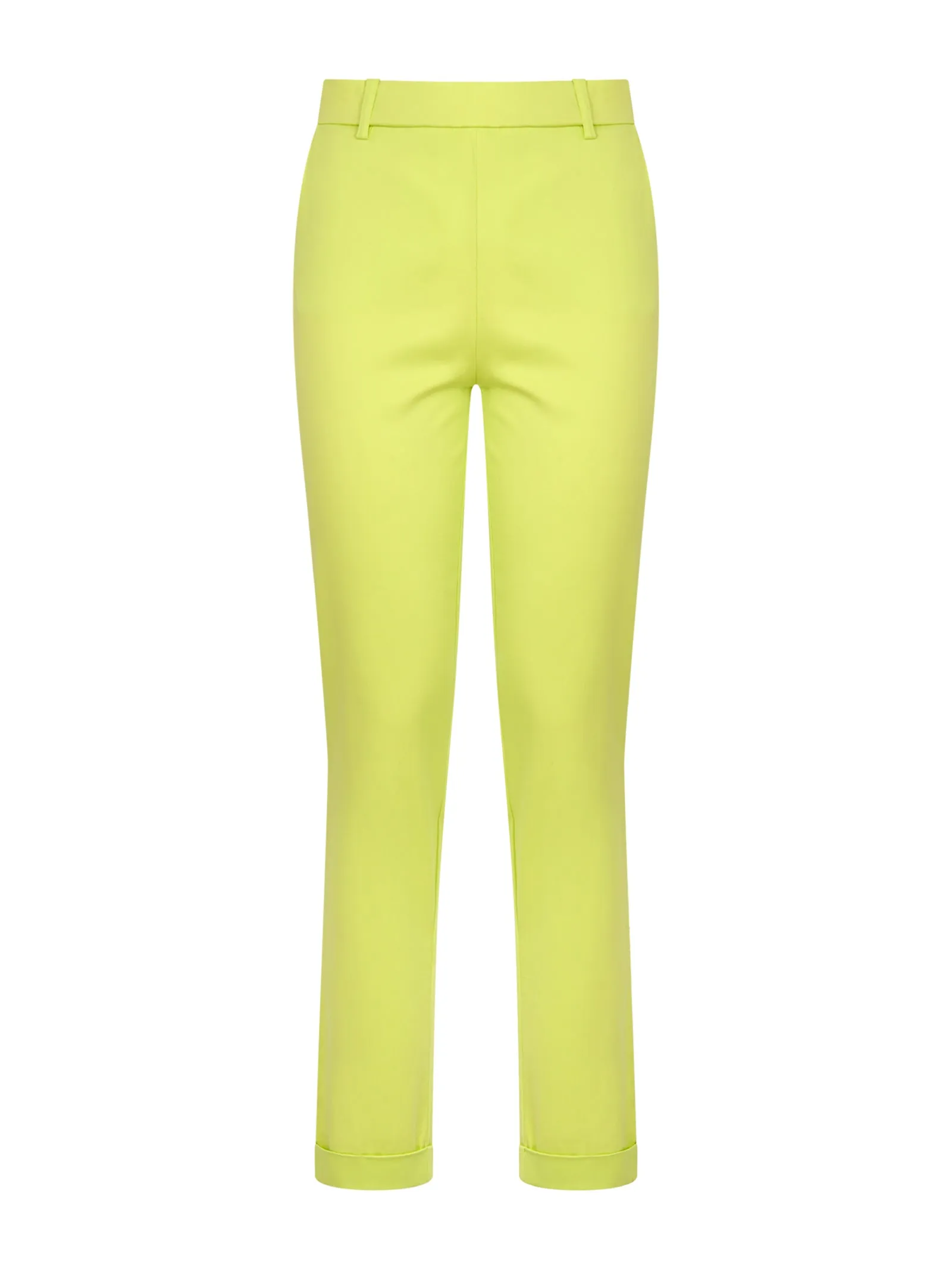 Pantalone Chino in Satin Power - Daiquiri Green