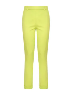 Pantalone Chino in Satin Power - Daiquiri Green