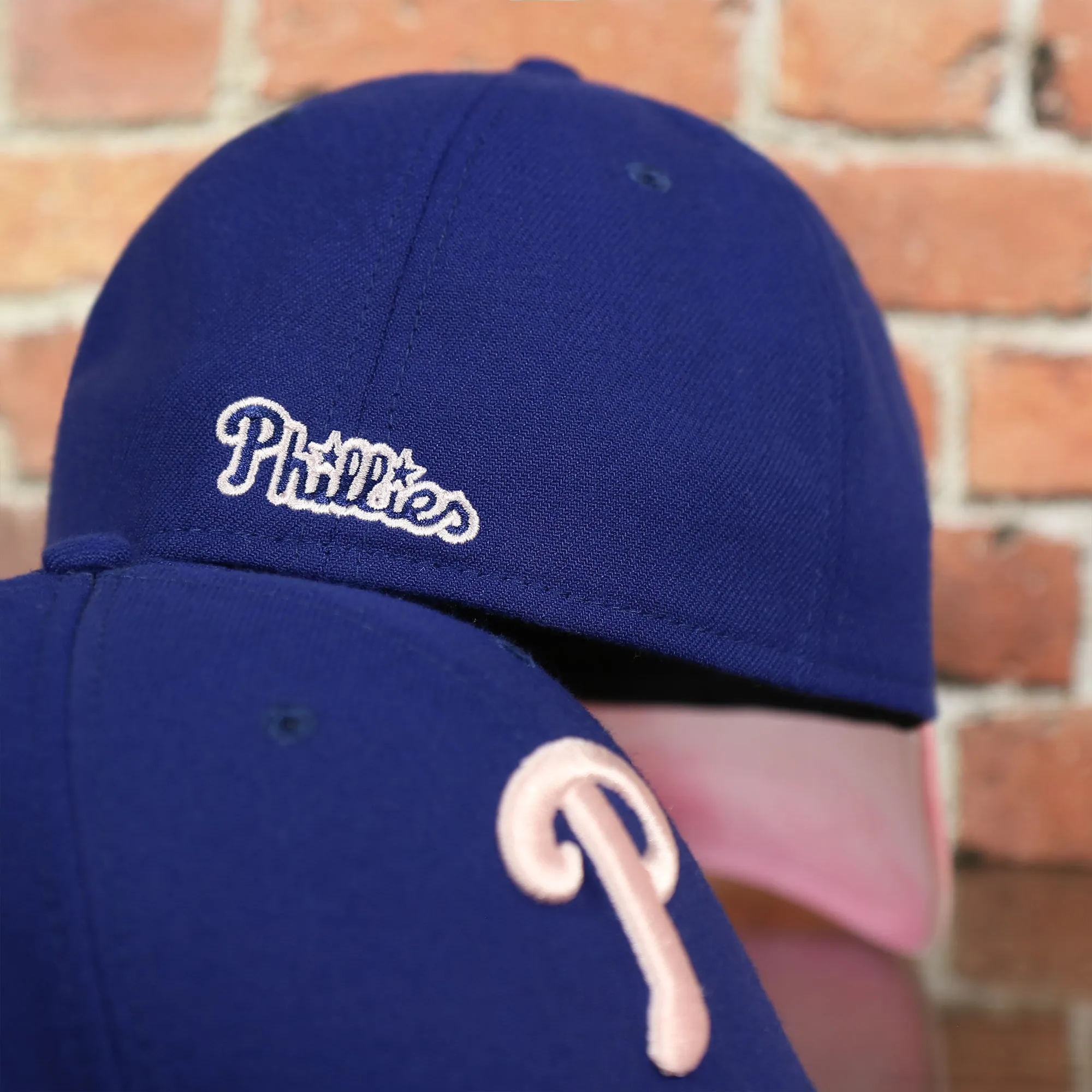 Philadelphia Phillies 2019 Mother's Day Blue on Pink 39Thirty Flexfit Cap