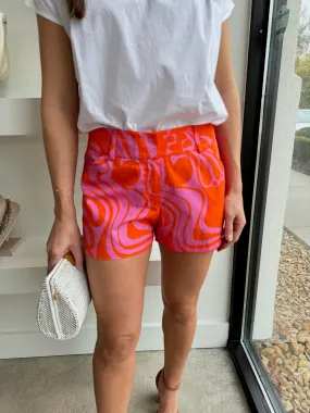 Pink/Orange Molly Shorts