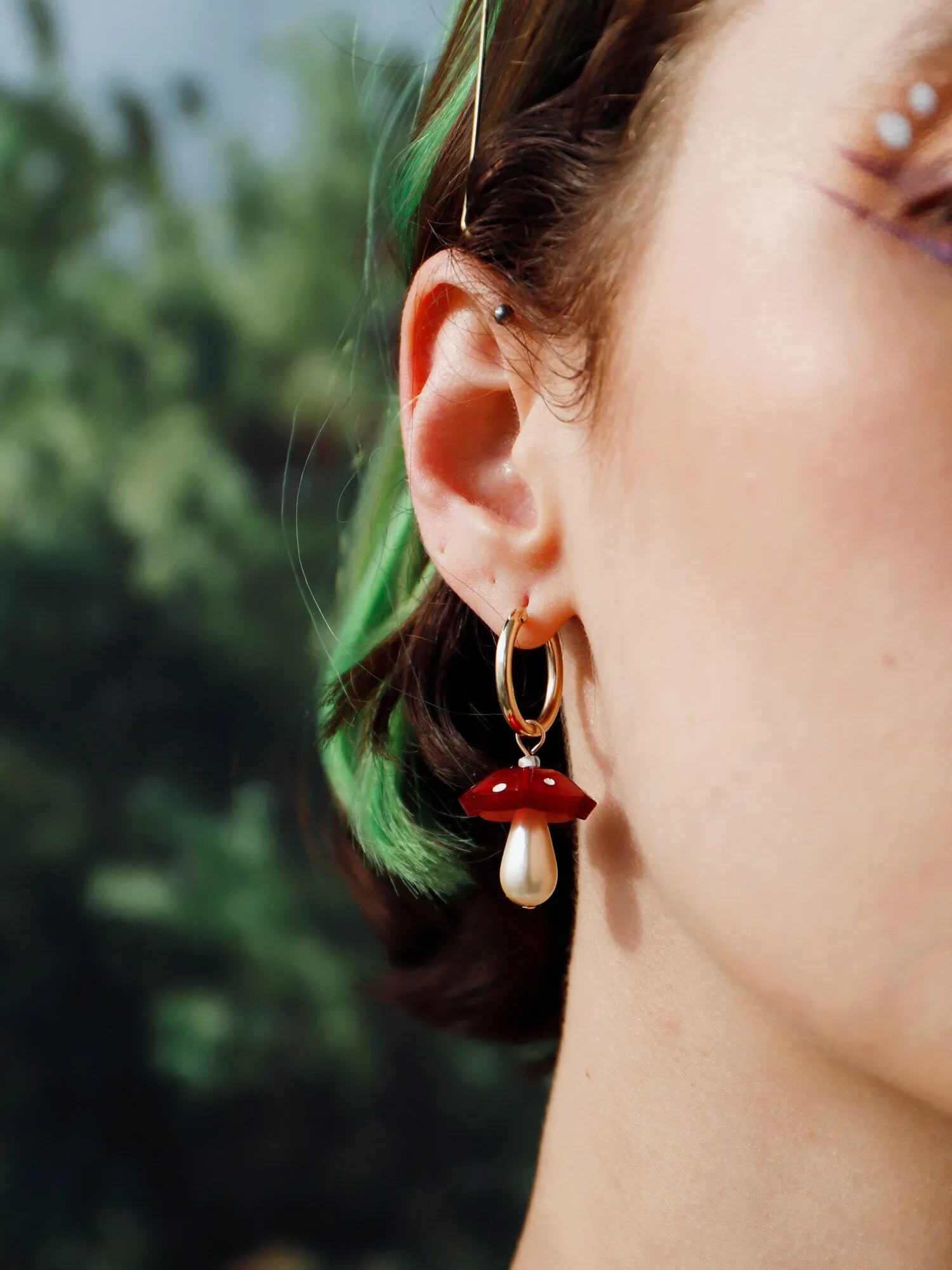 Red Shroom Hoops