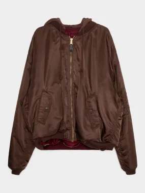 Runway Hooded Alpha Industries Bomber