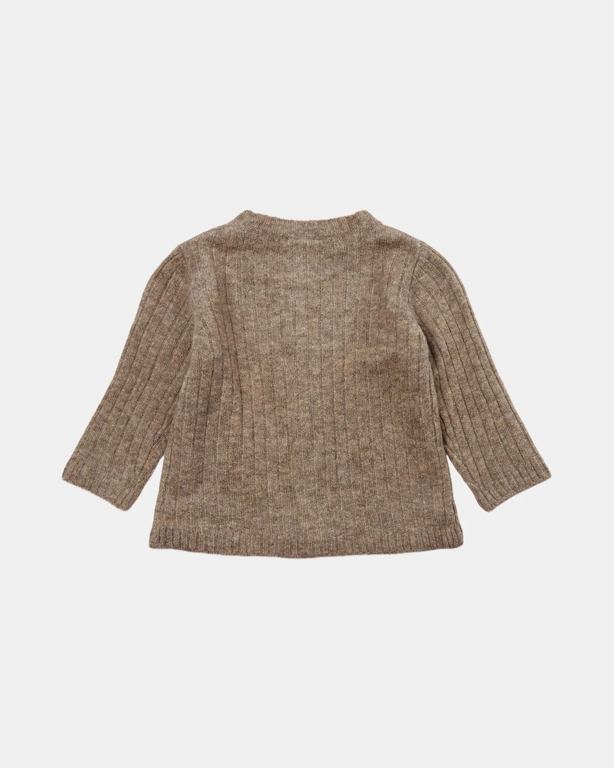 SPIOWASB KNIT - Brown melange