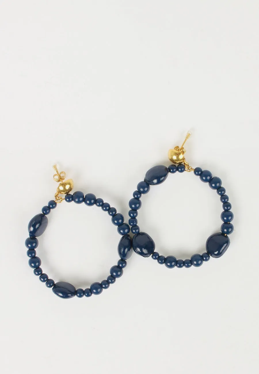 Stadio Earrings - navy