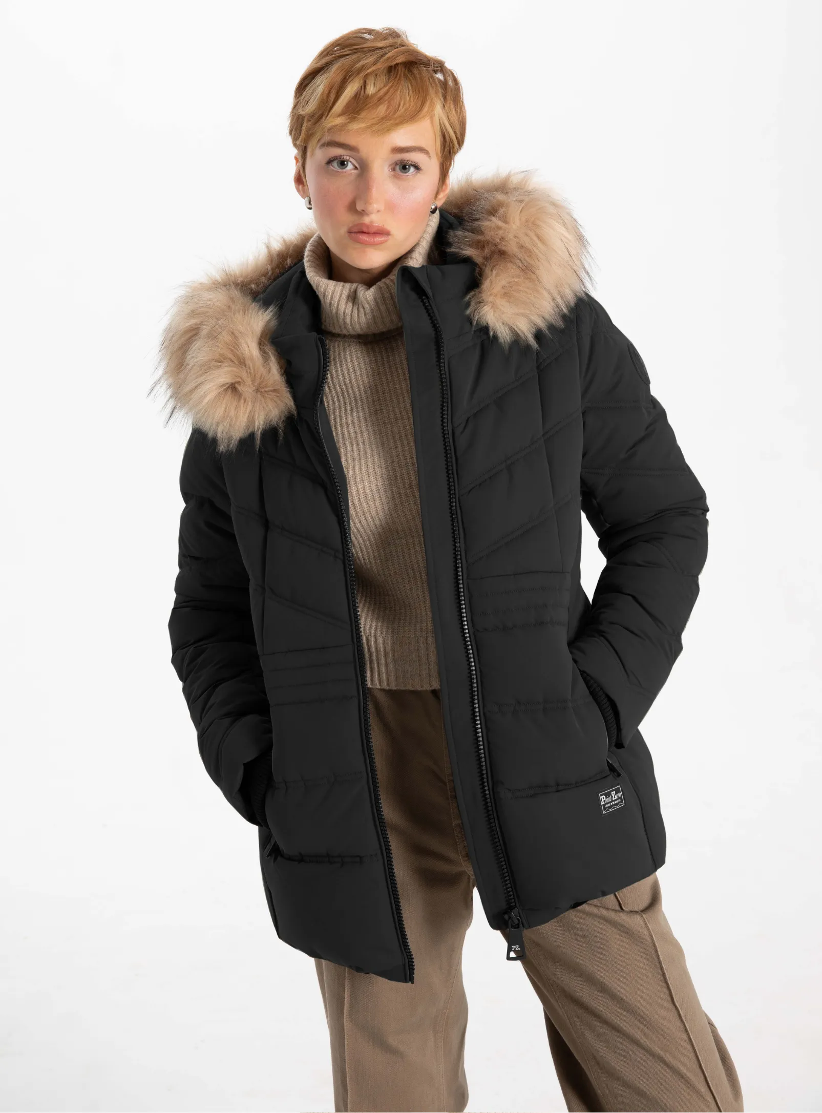 STELLINA | Fur Trim Bomber || STELLINA | Bomber avec bordure en fourrure