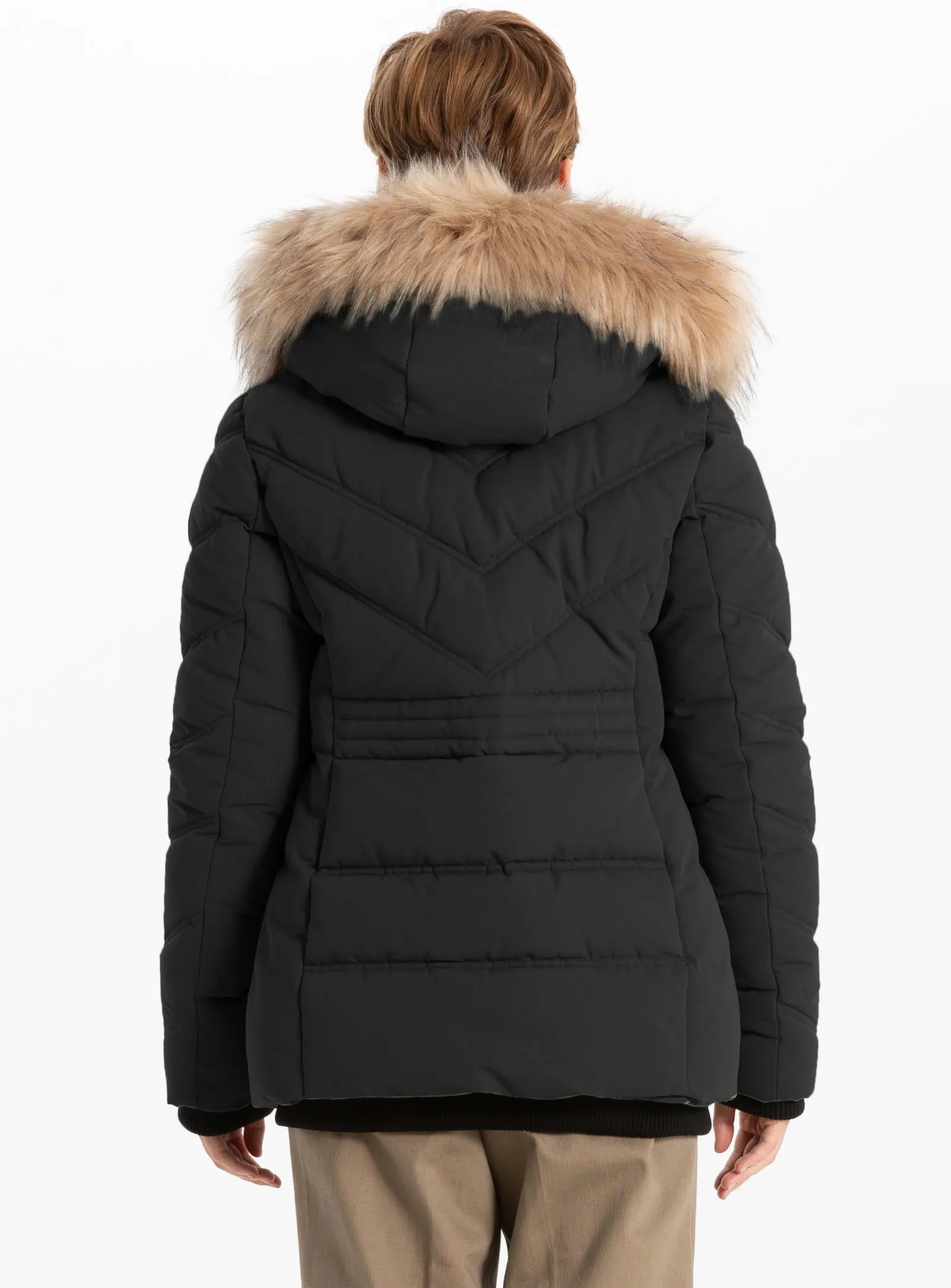 STELLINA | Fur Trim Bomber || STELLINA | Bomber avec bordure en fourrure