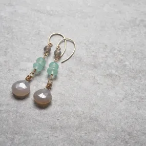 Summer Mist Gemstone Earrings