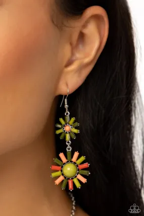 SUN Wild - Green ~ Paparazzi Earrings