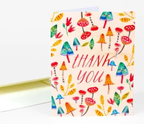 Thank You Mushrooms Card