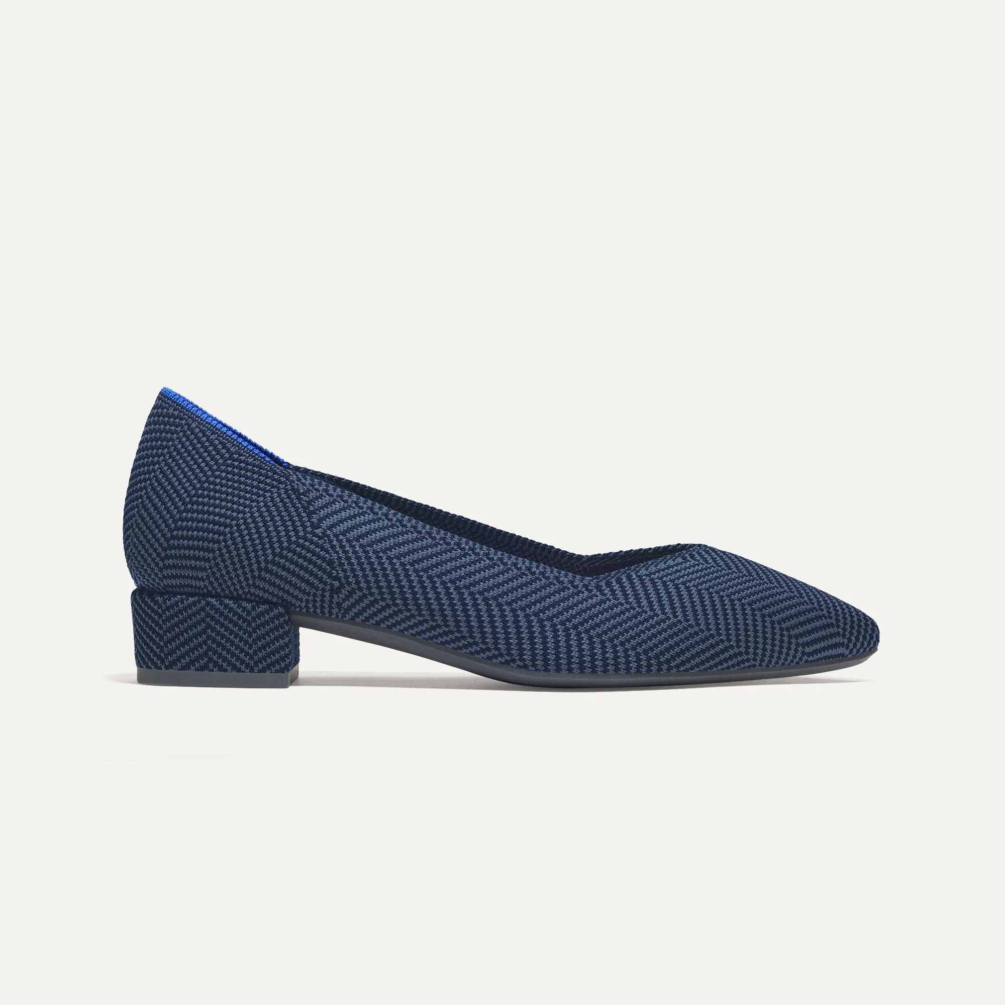 The High Point in Navy Herringbone