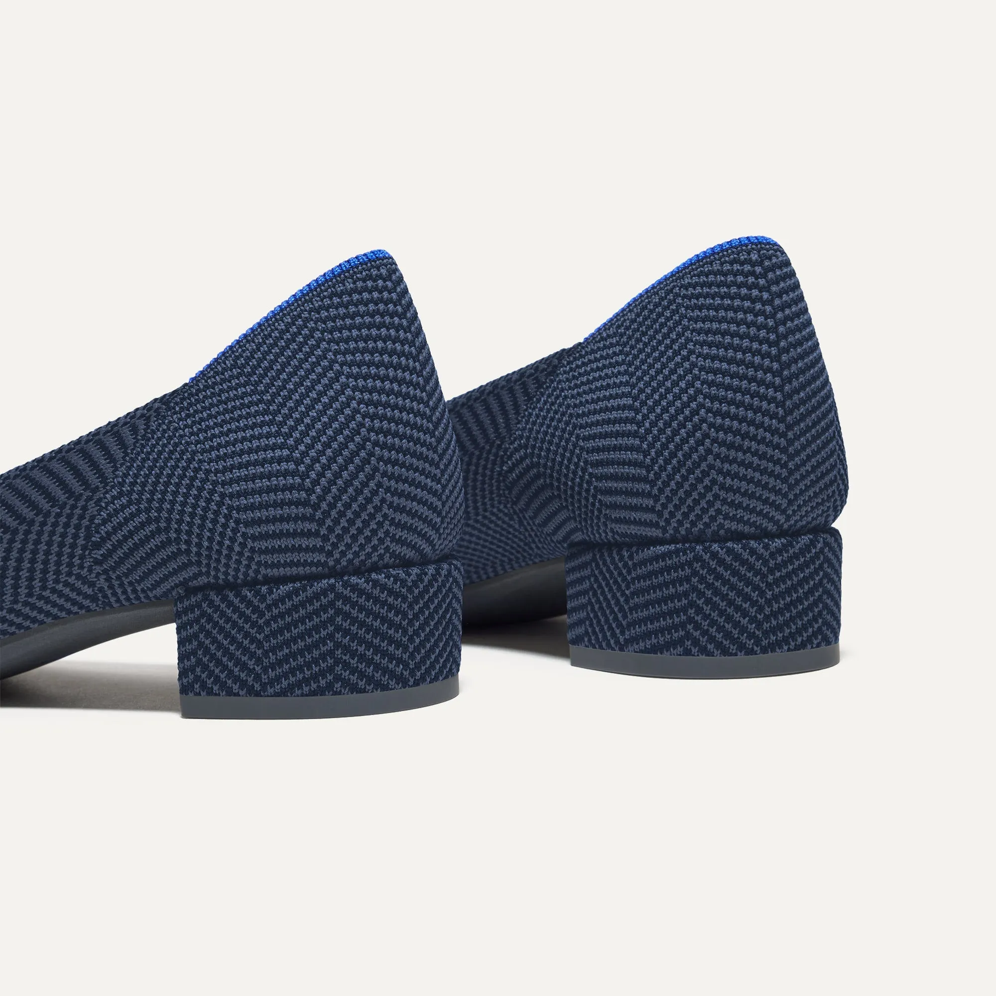 The High Point in Navy Herringbone