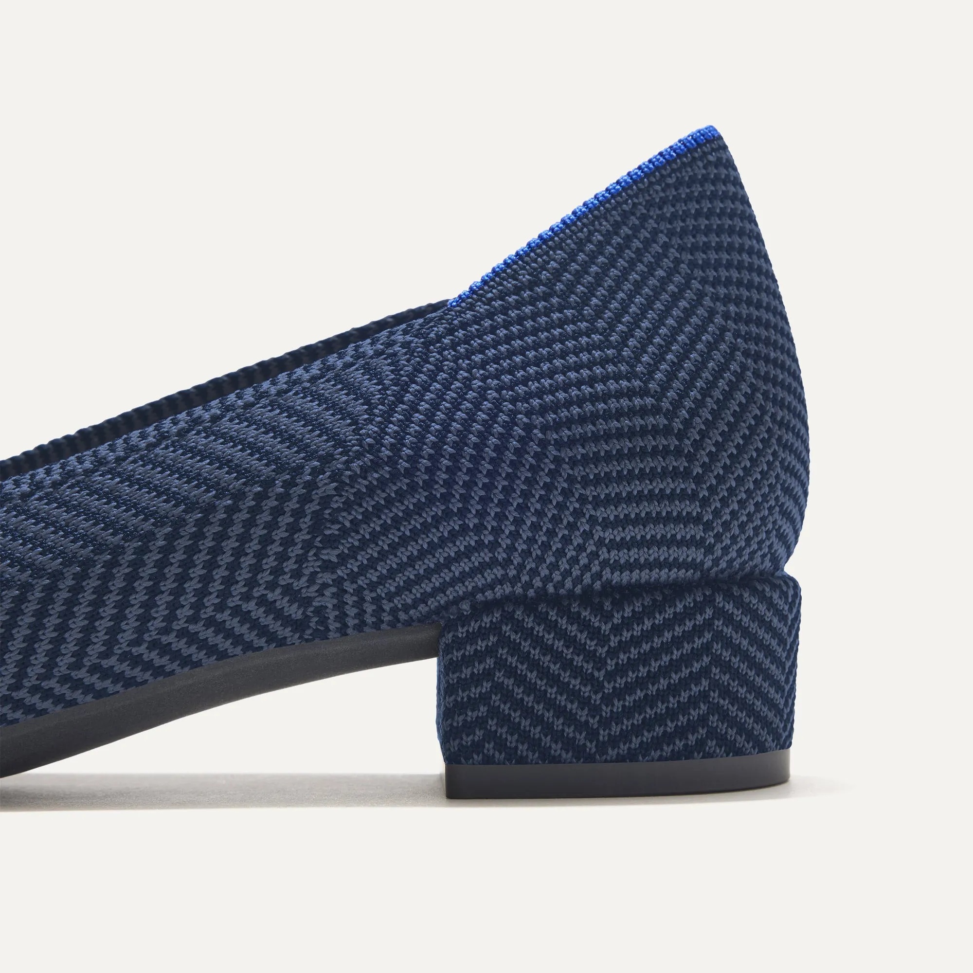 The High Point in Navy Herringbone