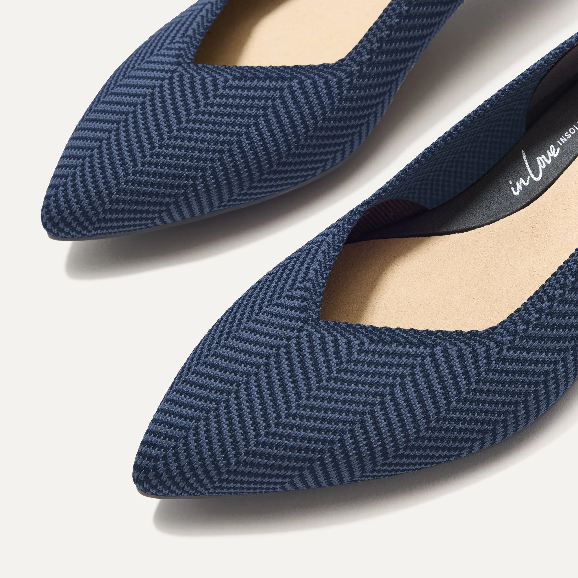 The High Point in Navy Herringbone