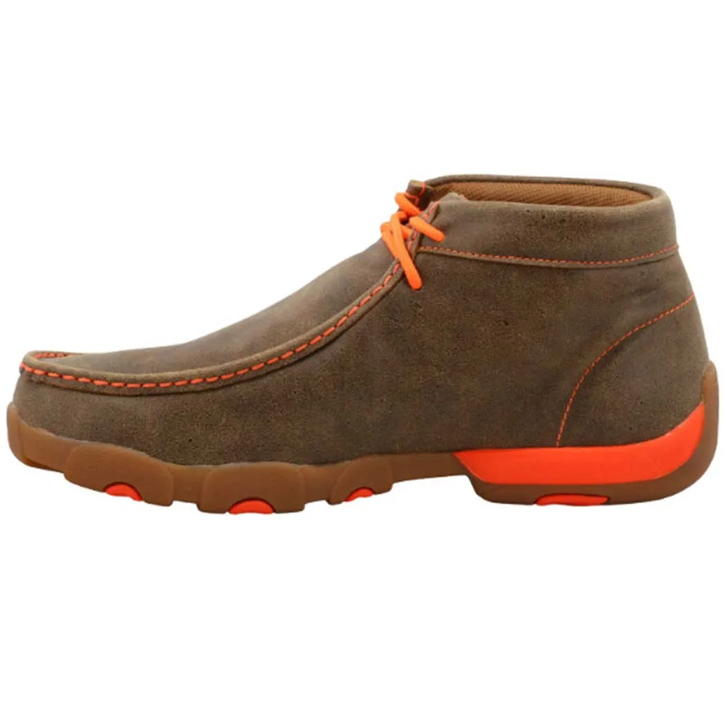 Twisted X Chukka Driving Moc Bomber & Neon Orange (Men's)