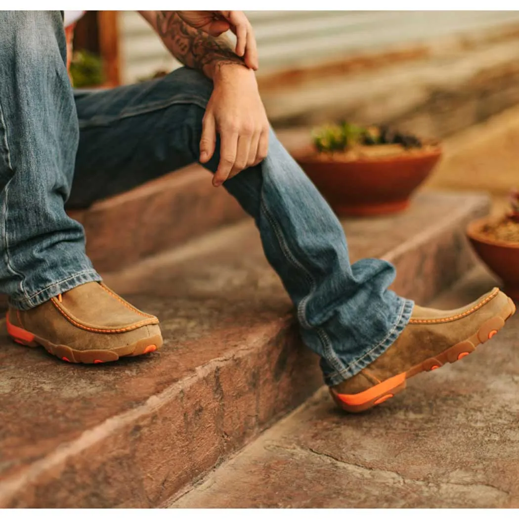 Twisted X Chukka Driving Moc Bomber & Neon Orange (Men's)