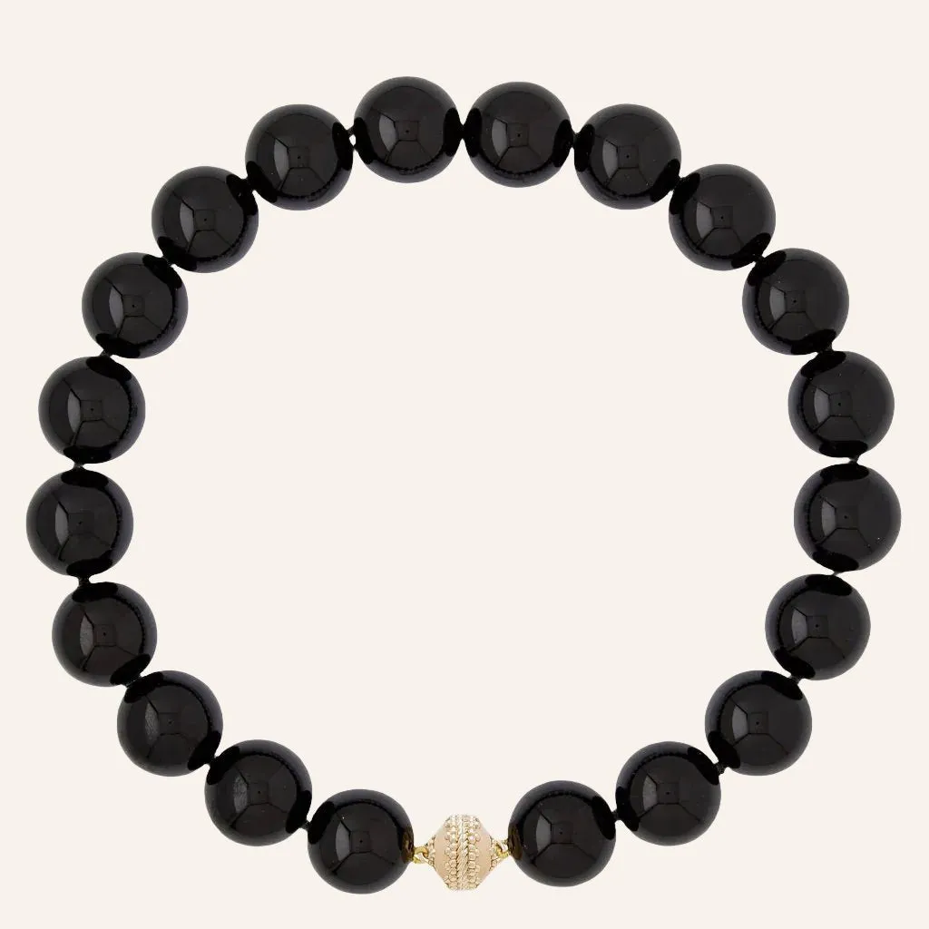 Victoire 20mm Black Onyx Necklace