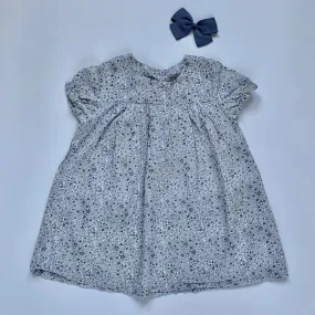 Wheat Floral Print Cotton Dress: 3 Years