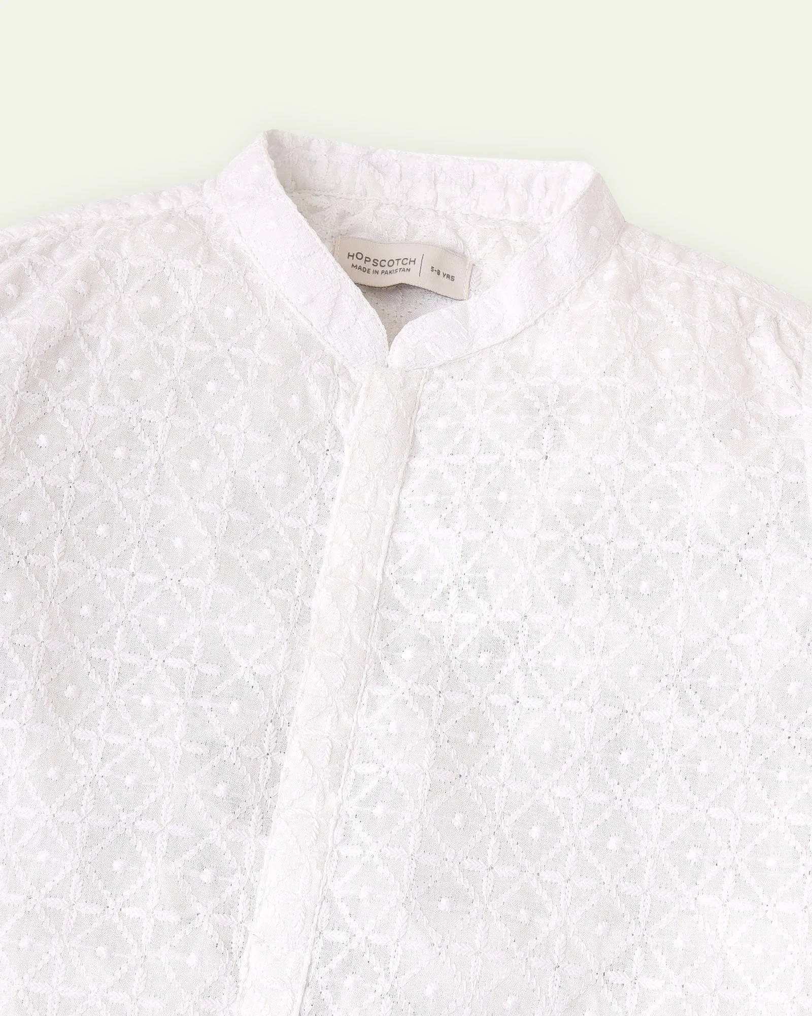 White Chikankari Kurta