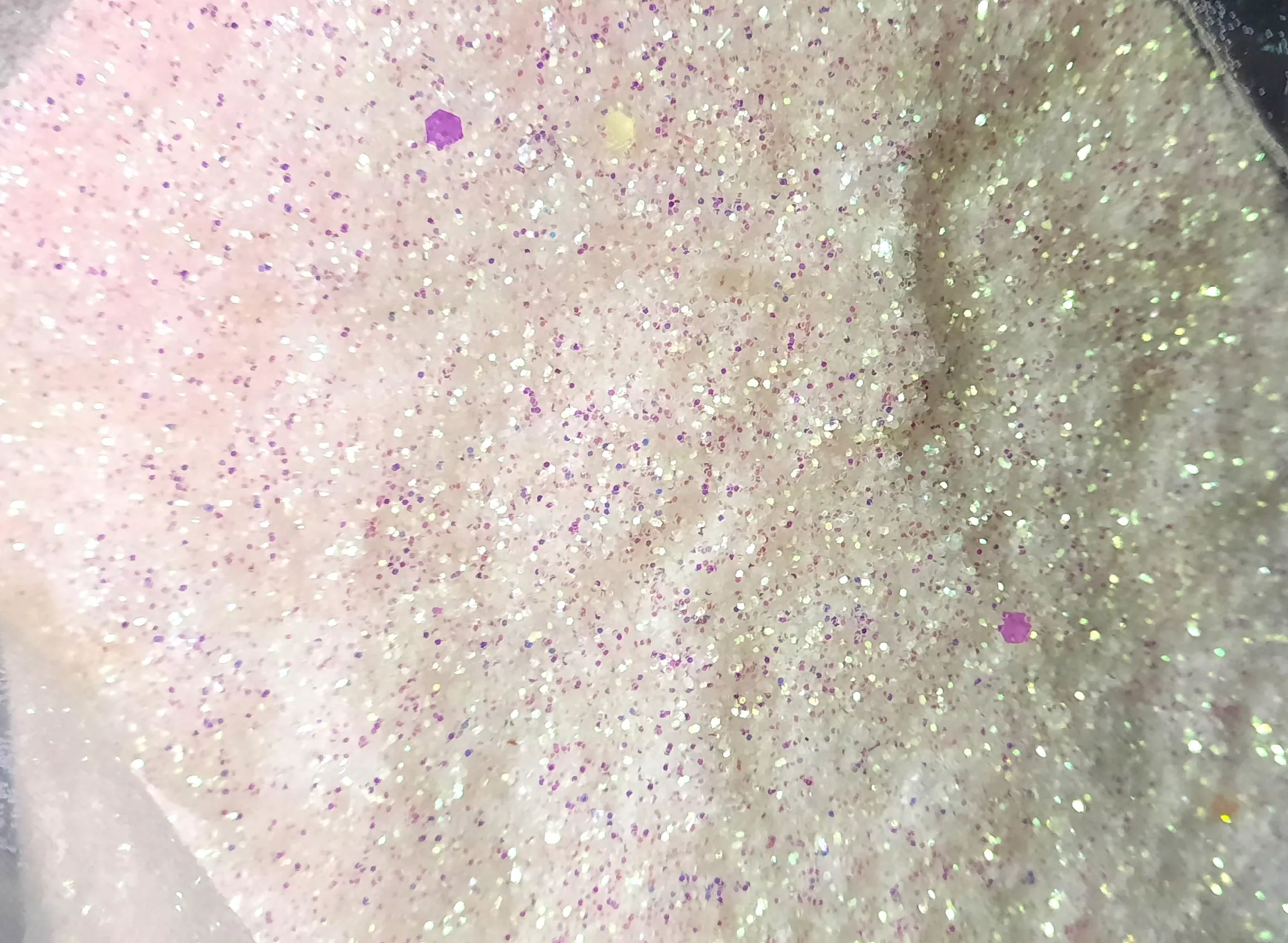 White Fairy Fine Holographic Glitter used  in Decoupage Art ,Resin art , Jewellery Crafts,Candle Making and Nail Art