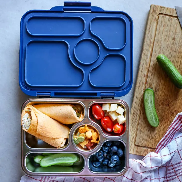 Yumbox Presto Santa Fe Blue Stainless Steel Lunchox