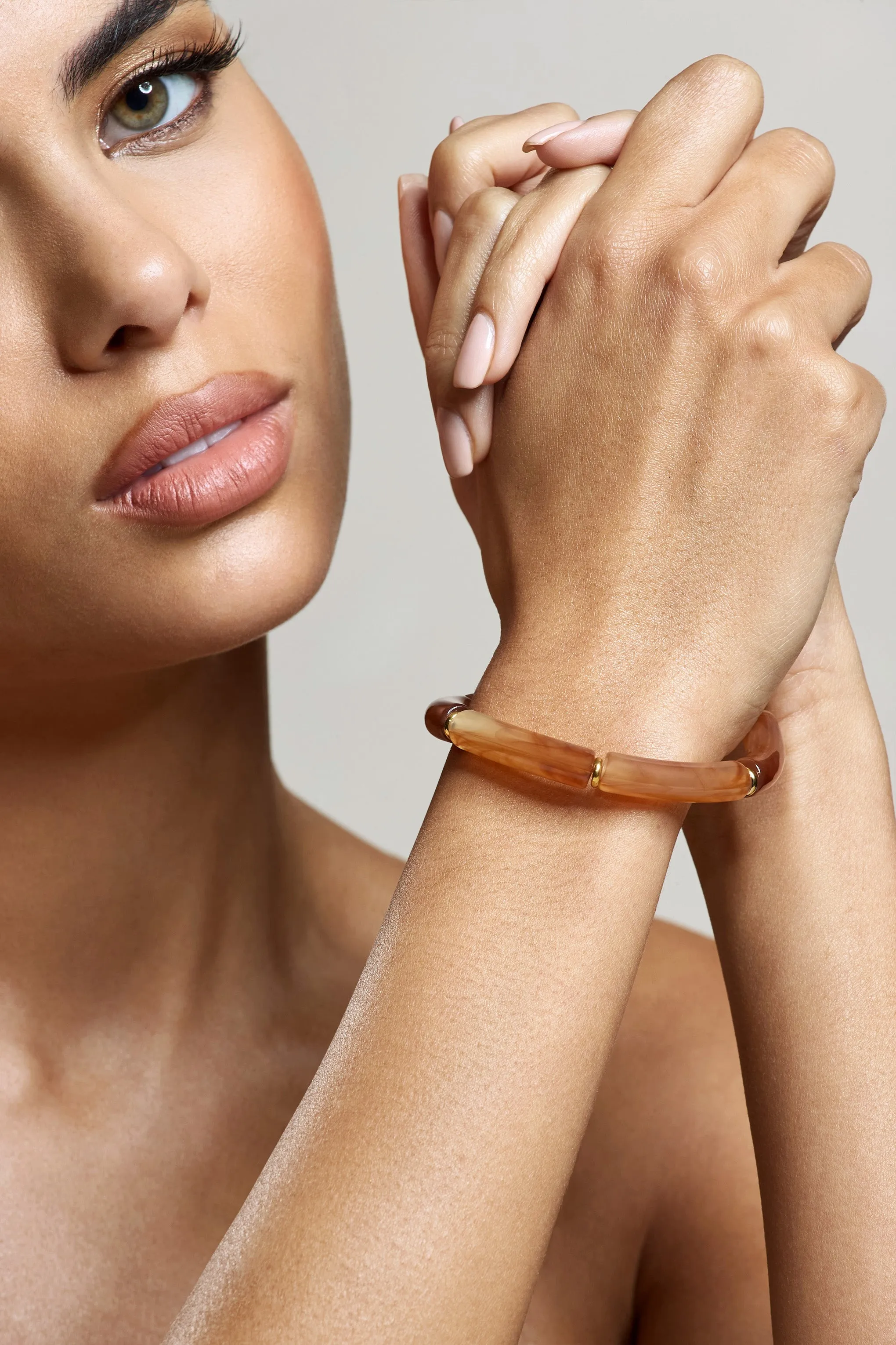 Zana | Brown Resin Bracelet